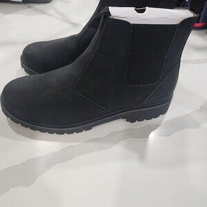 JBU Mens Kai Black Water-Resistant Chelsea Boots Size 11 M With Rugged Outsole